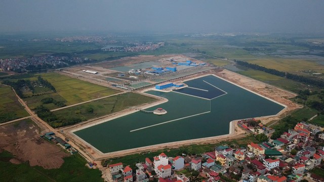 Toàn cảnh Nhà máy nước mặt sông Đuống