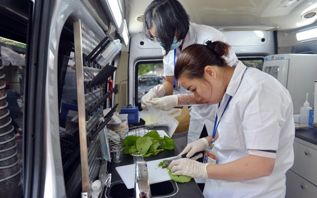 Hà Nội sử dụng xe kiểm nghiệm an toàn thực phẩm chuyên dùng trong các đợt thanh tra, kiểm tra (Nguồn: Internet)