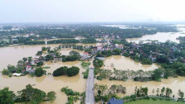 Nhiều huyện ngoại thành của Hà Nội bị ngập nước trong mùa mưa lũ năm 2018 (nguồn: Internet)