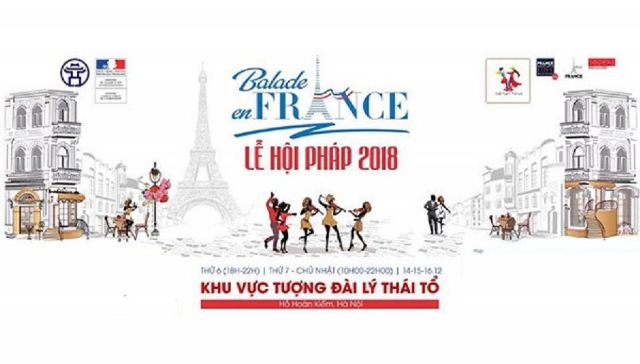 Lễ hội Balade en France diễn ra từ tối ngày 14 - 16/12 