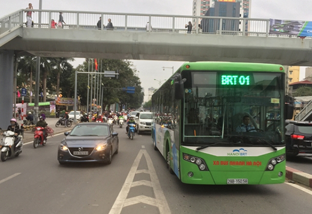 Tuyến buýt nhanh BRT 01 sẽ tăng tần suất 20 lượt xe/ngày