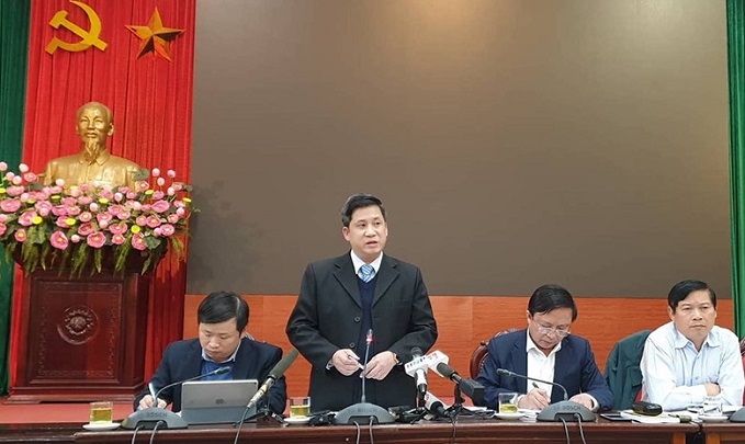 Trưởng phòng Cải cách hành chính, Sở Nội vụ Hà Nội phát biểu tại hội nghị