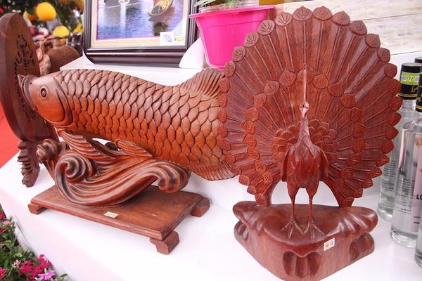 Sản phẩm đồ gỗ mỹ nghệ của huyện Đông Anh được cấp 3 sao 