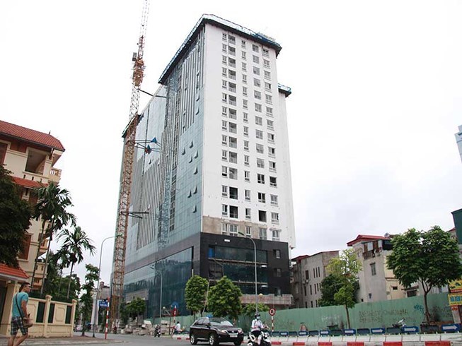 BND quận Ba Đình vẫn chưa có phương án phá dỡ Toà nhà 18b Lê Trực (Ảnh: Minh hoạ) 