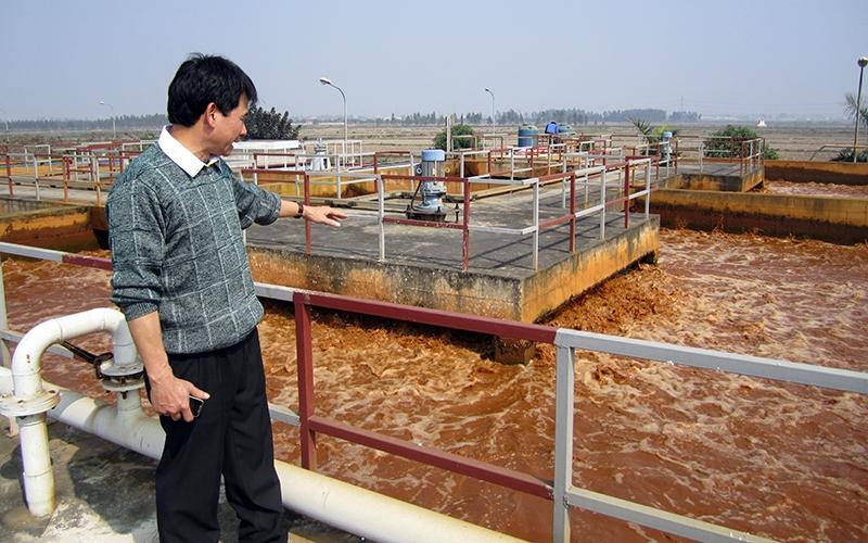 Trạm xử lý nước thải công nghiệp tại Khu công nghiệp Phố Nối A. Ảnh minh họa