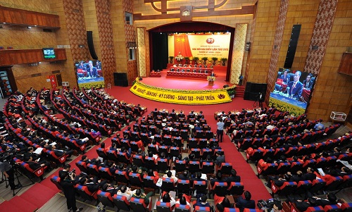 Toàn cảnh Đại hội Đảng bộ tỉnh Hải Dương lần thứ XVII