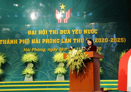 Phó Chủ tịch nước Đặng Thị Ngọc Thịnh phát biểu chỉ đạo tại Đại hội