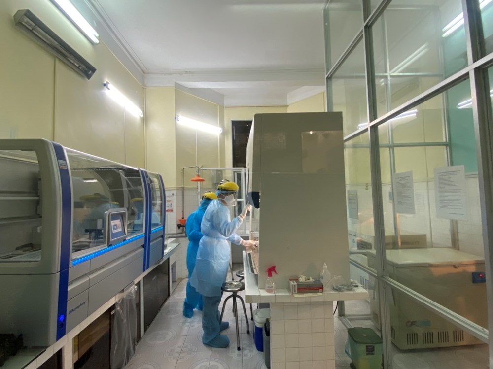 Xét nghiệm Covid-19 tại Trung tâm Y tế dự phòng Hải Phòng