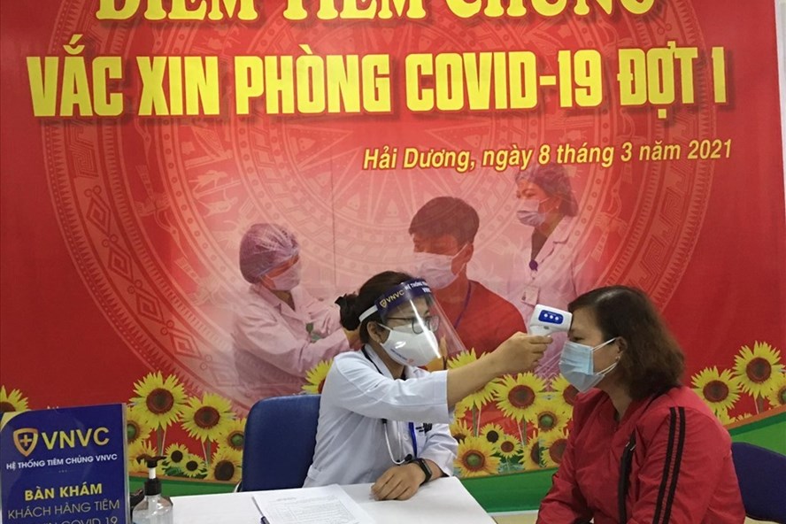 Đợt 3 tiêm chủng vaccine phòng Covid-19 năm 2021 của tỉnh Hải Dương sẽ thực hiện từ ngày 04/6-22/6