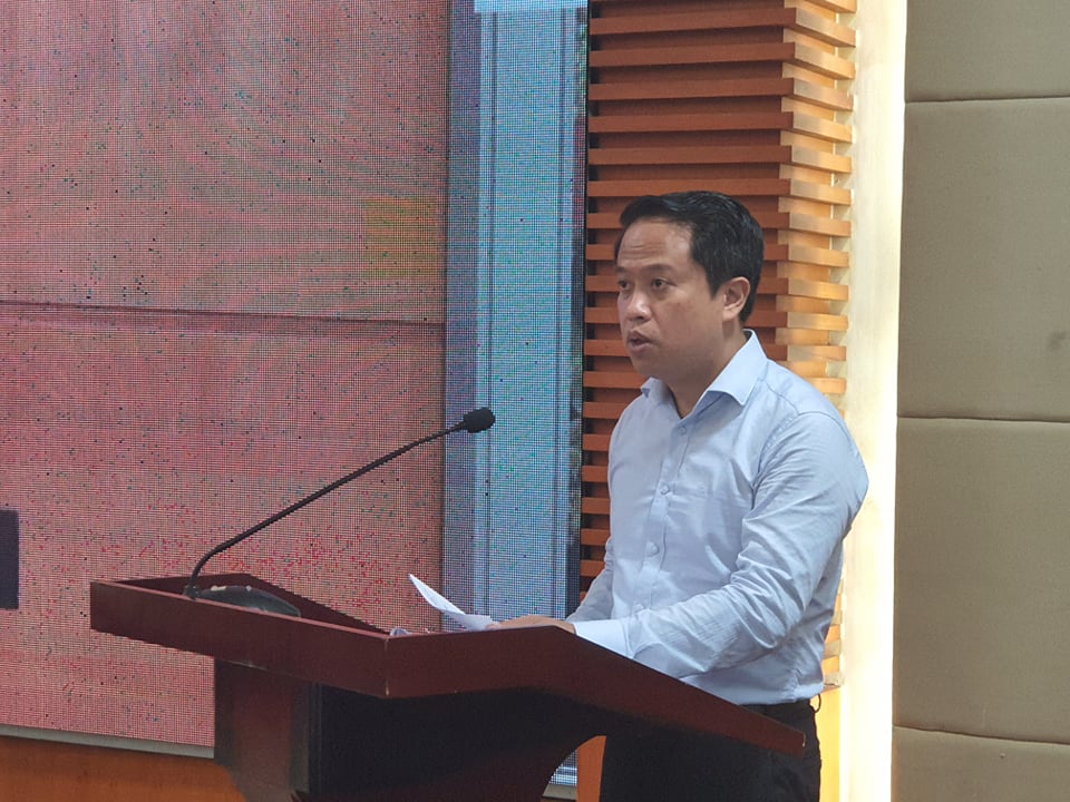 Ông Nguyễn Hoàng Long, Giám đốc sở Kế hoạch và Đầu tư Hải Phòng công bố kết quả DDCI Hải Phòng năm 2020