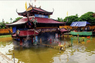 Múa rối nước tại huyện Ninh Giang, Hải Dương