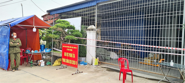 Xưởng may ở xã Toàn Thắng, huyện Tiên Lãng, Hải Phòng bị phong tỏa sau khi xuất hiện nhiều ca F0
