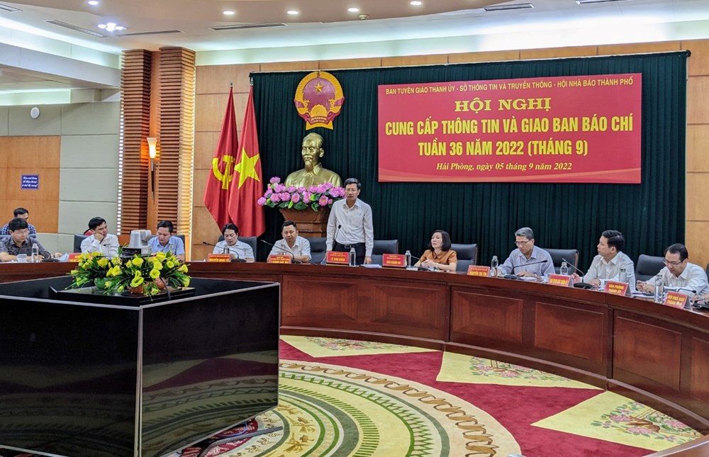 Ông Lê Anh Quân, Phó Chủ tịch Thường trực UBND TP.Hải Phòng phát biểu chỉ đạo