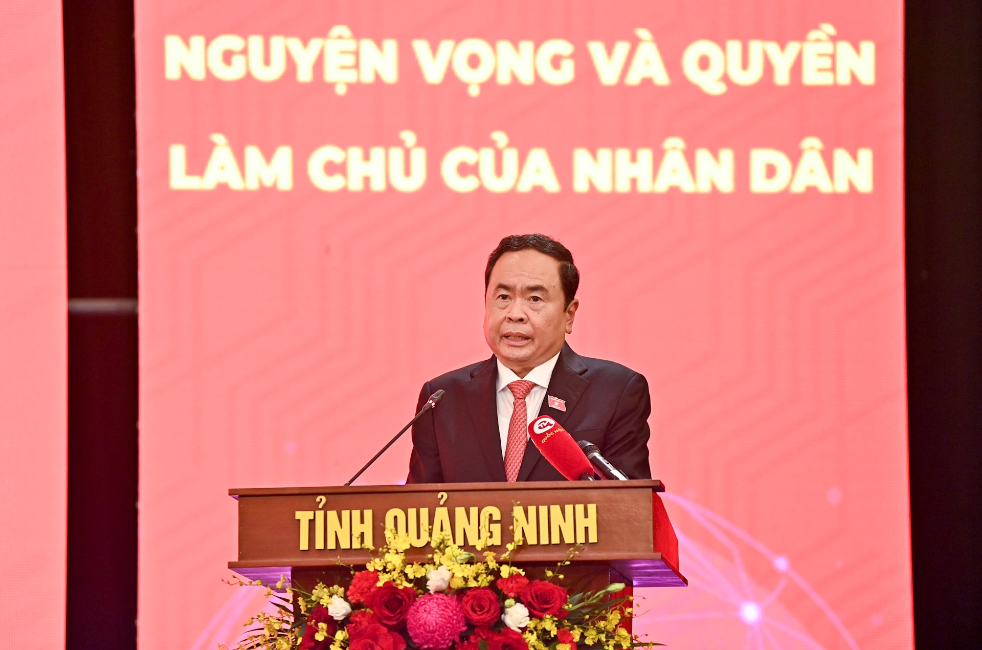 Phó Chủ tịch Thường trực Quốc hội Trần Thanh Mẫn phát biểu khai mạc Hội nghị