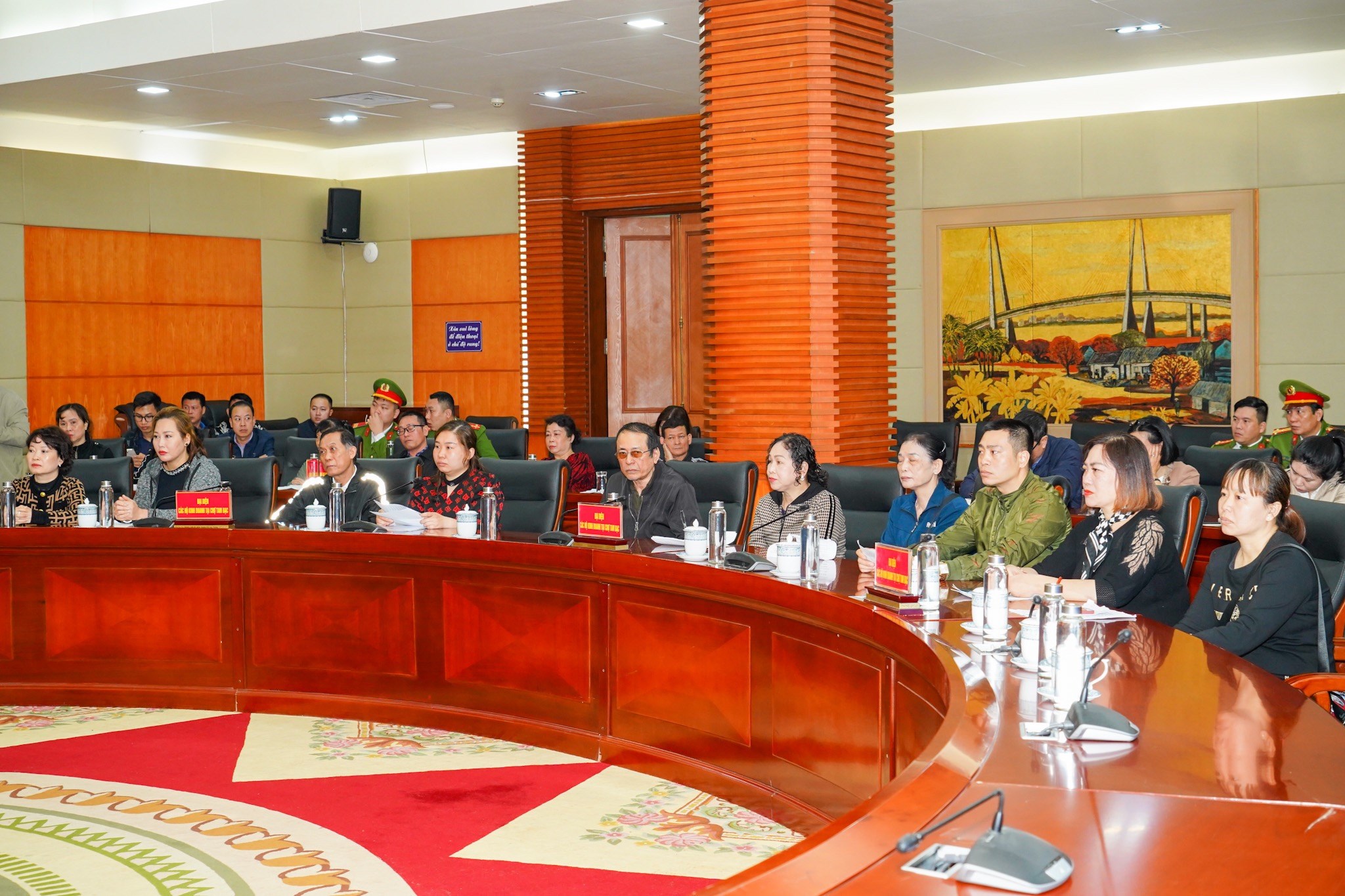 Đại diện các hộ kinh doanh tại Chợ Tam Bạc