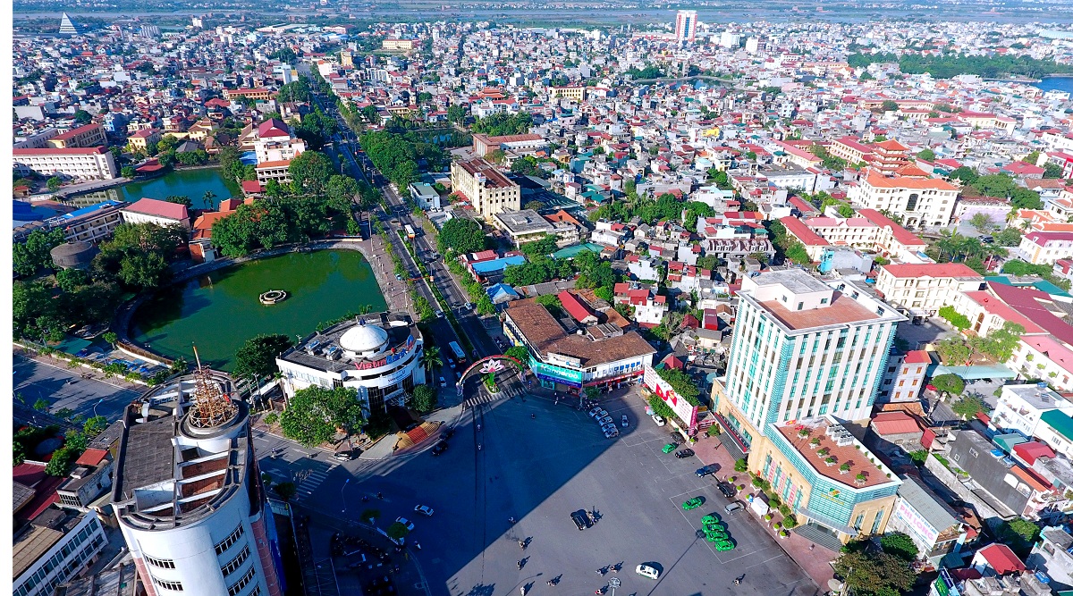 Tuyến phố đi bộ - chợ đêm tại đường Bạch Đằng, thành phố Hải Dương sẽ được khai trương vào ngày 28.4. Ảnh: Thành Chung