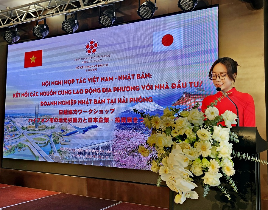 Em Nguyễn Linh Chi, Sinh viên chuyên ngành Anh - Nhật, Đại học Hải Phòng mong muốn có thêm nhiều hoạt động giao lưu bổ ích, ý nghĩa giữa sinh viên, học sinh và các bạn yêu thích tiếng Nhật