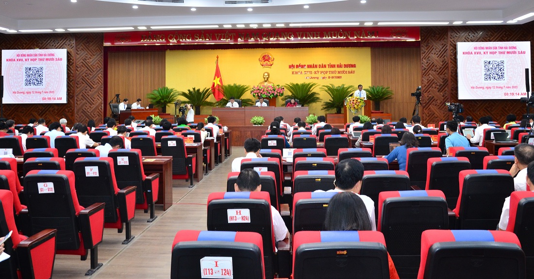Toàn cảnh kỳ họp thứ 16 HĐND tỉnh Hải Dương khóa XVII