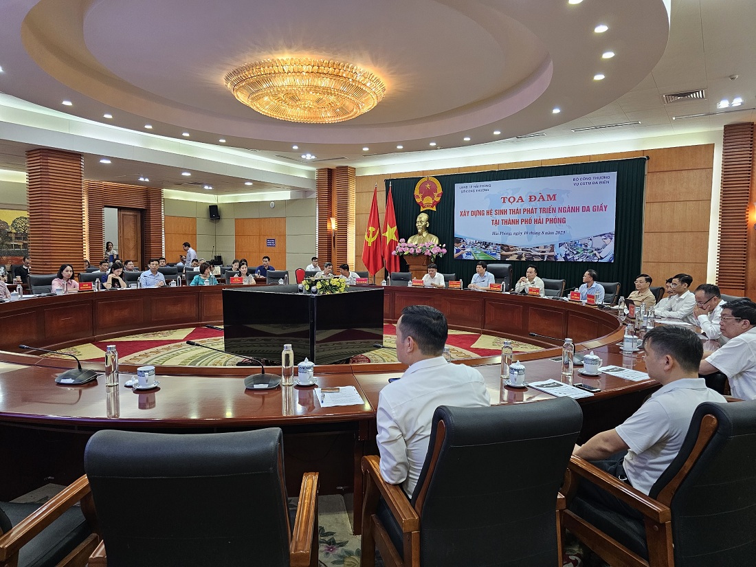 Tọa đàm xây dựng hệ sinh thái phát triển ngành Da giày tại Thành phố Hải Phòng