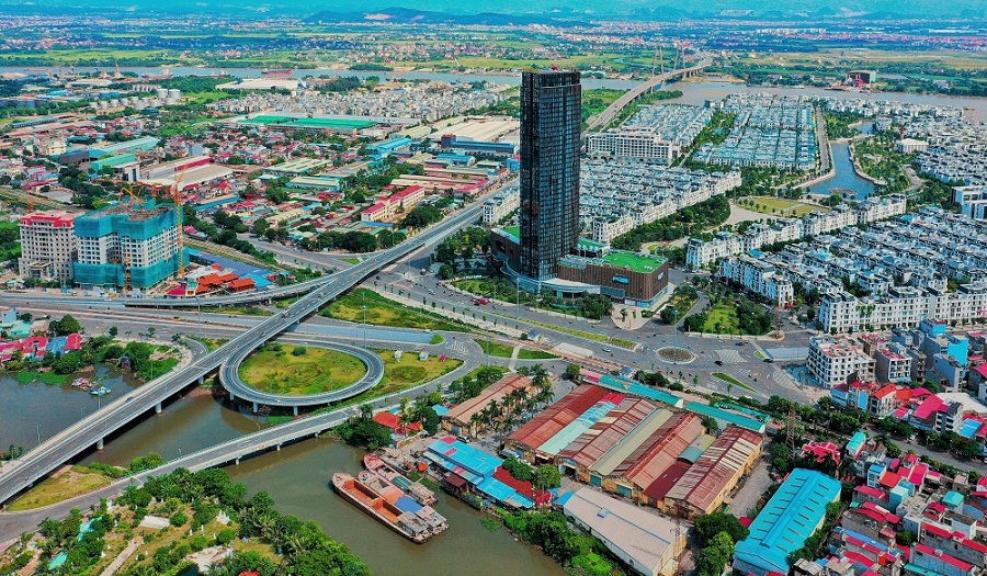 Đô thị Hải Phòng ngày càng văn minh, hiện đại, đáp ứng nhu cầu của một trung tâm kinh tế lớn. Ảnh: Hồng Phong