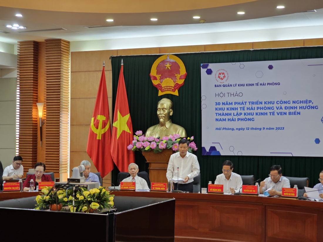 Ông Lê Trung Kiên, Trưởng ban Ban Quản lý Khu kinh tế Hải Phòng
