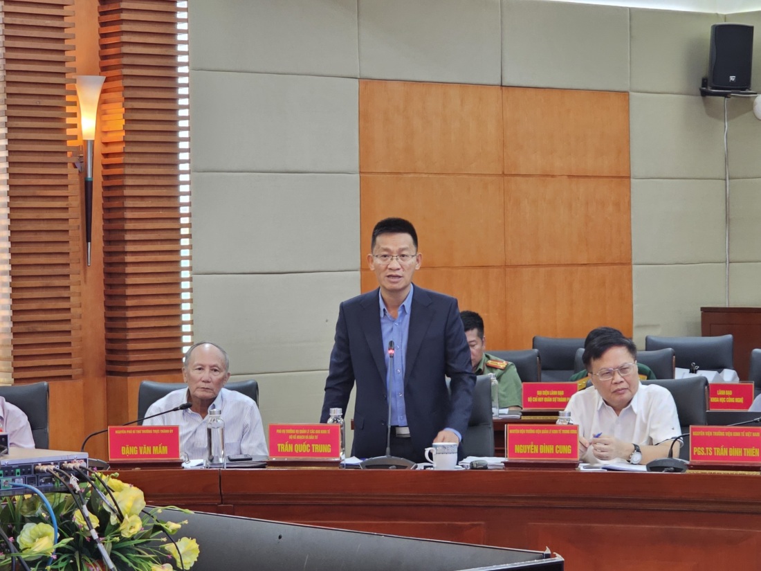 Ông Trần Quốc Trung, Phó Vụ trưởng Vụ quản lý các Khu kinh tế, Bộ Kế hoạch và Đầu tư