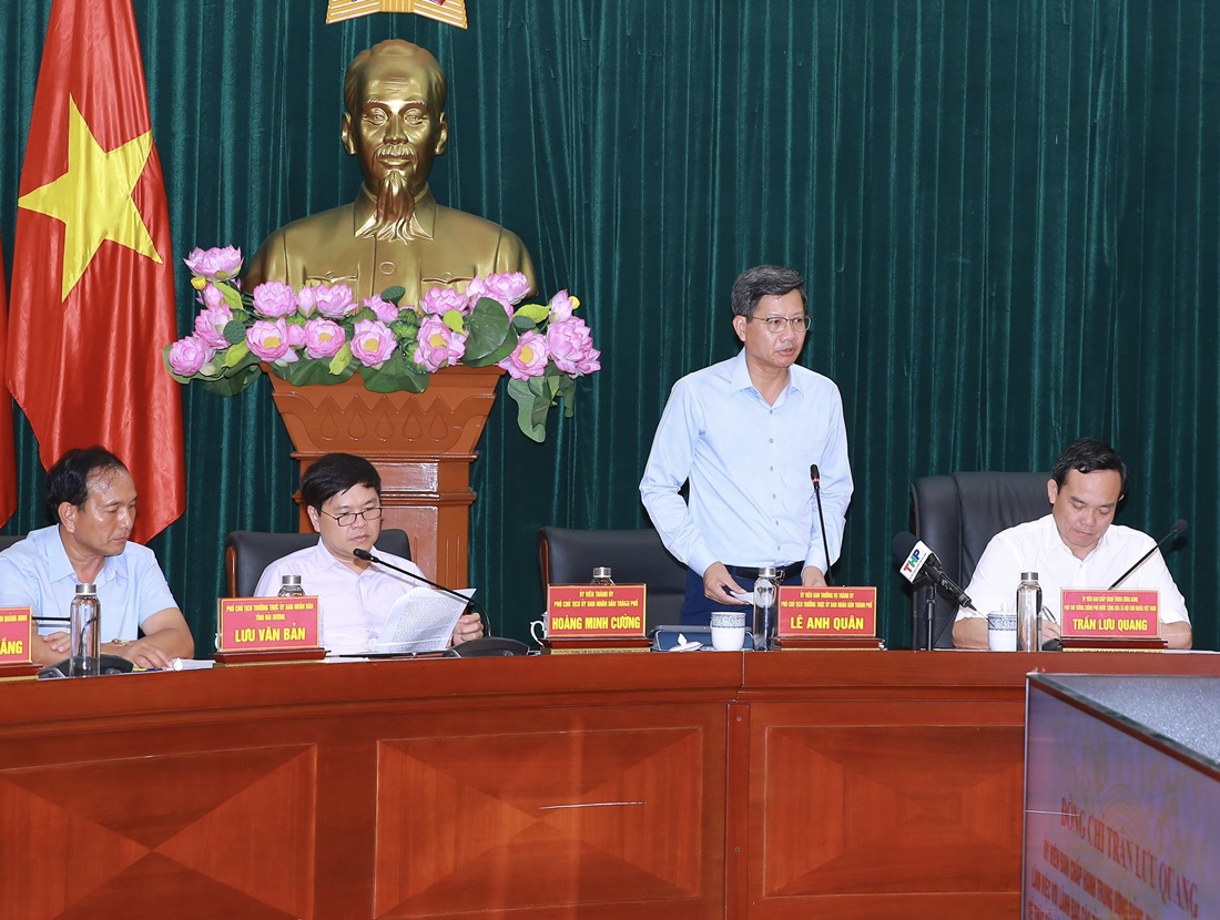 Ông Lê Anh Quân, Phó chủ tịch Thường trực UBND TP. Hải Phòng
