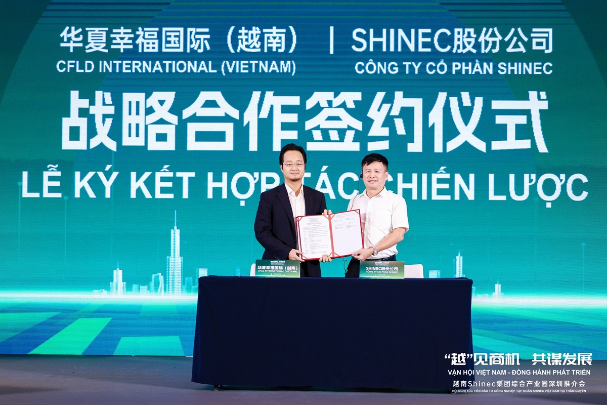 Ký kết chiến lược hợp tác phát triển toàn diện giữa Shinec và China Fortune Land Development International