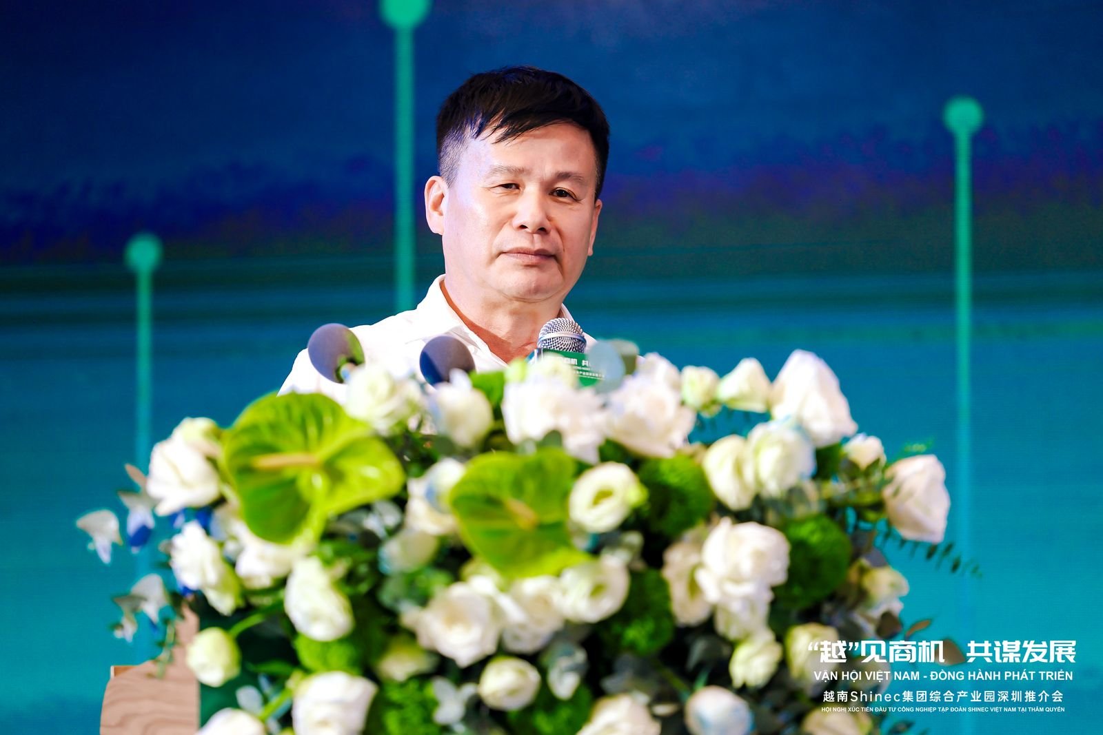 Ông Phạm Hồng Điệp, Chủ tịch HĐQT Công ty cổ phần Shinec phát biểu tại hội nghị