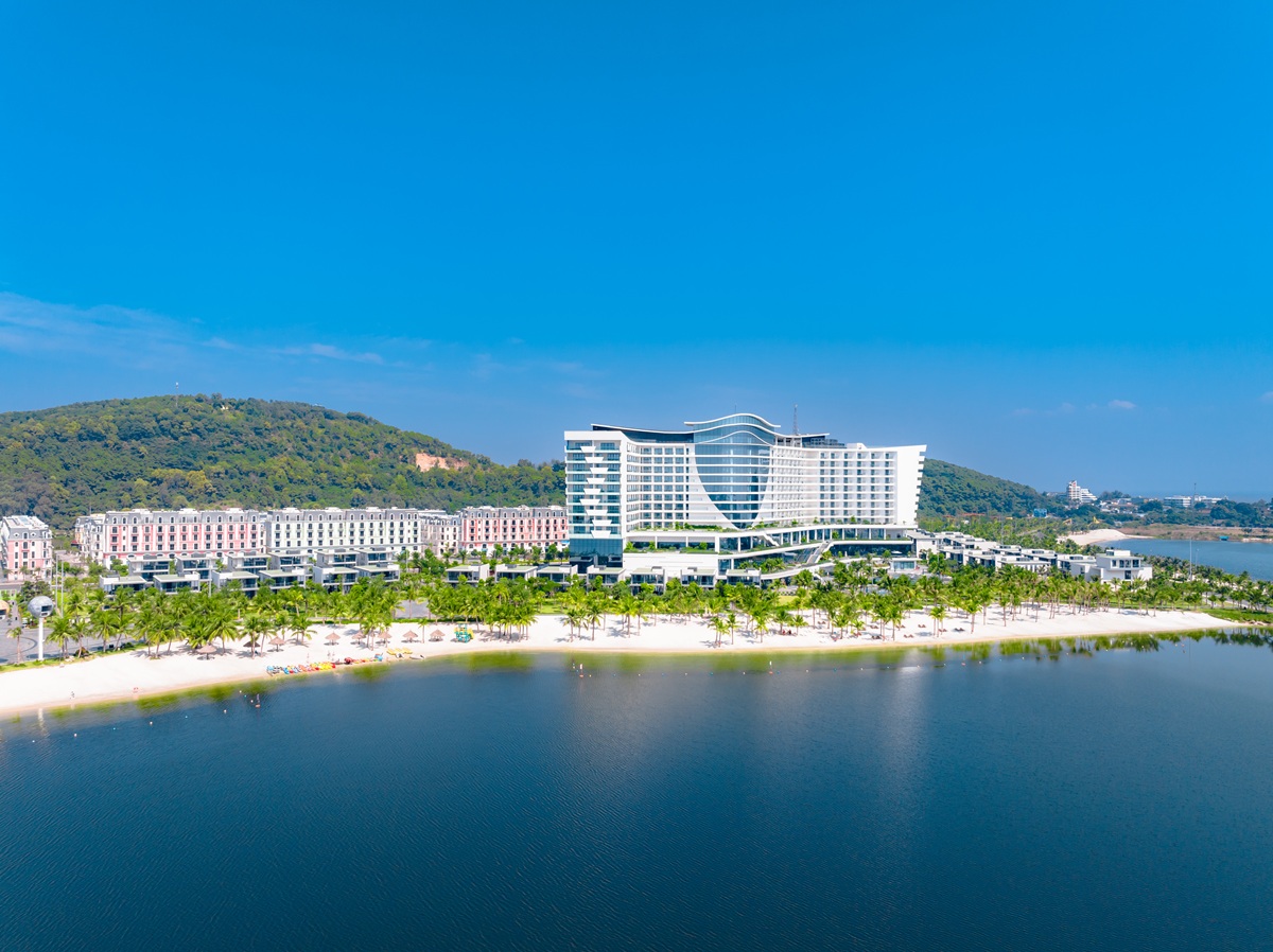 Khu du lịch Quốc tế Đồi Rồng sở hữu vị trí đắc địa và độc đáo bậc nhất khu vực phía Bắc. Ảnh: Dragon Ocean Đồ Sơn