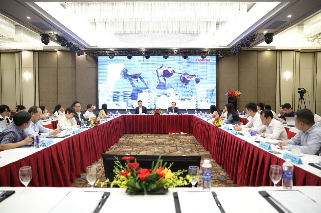 Quang cảnh Hội thảo “Tín dụng hỗ trợ lâm, thủy sản giữ vững vị thế ngành xuất khẩu tỉ USD”