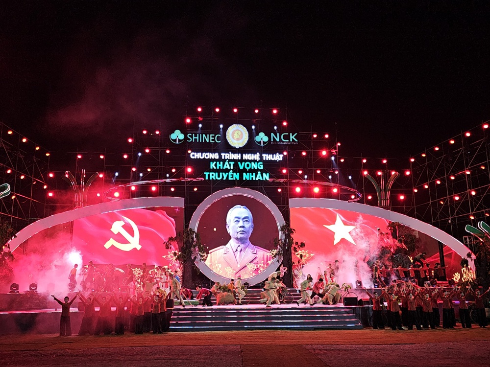 Chương trình sử thi nghệ thuật “Khát vọng truyền nhân” tri ân Đại tướng Võ Nguyên Giáp