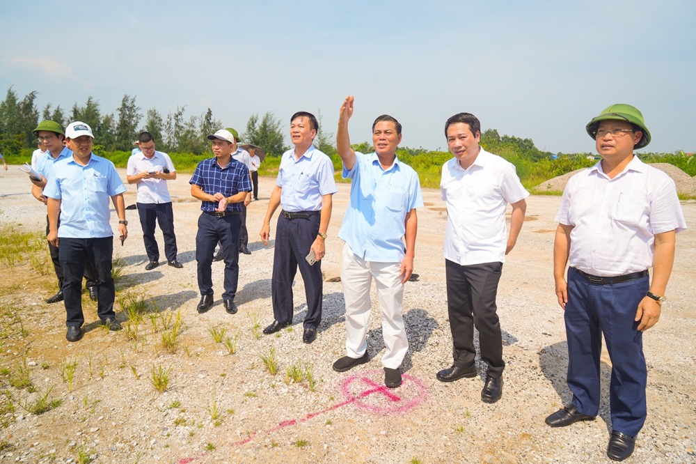 Chủ tịch UBND thành phố Hải Phòng kiểm tra thực địa Dự án