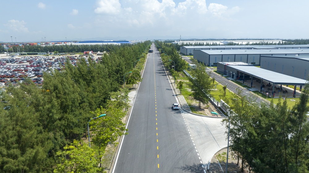 Khu công nghiệp NĐV với hạ tầng xanh - sạch - đồng bộ. Ảnh: Sao Đỏ Group