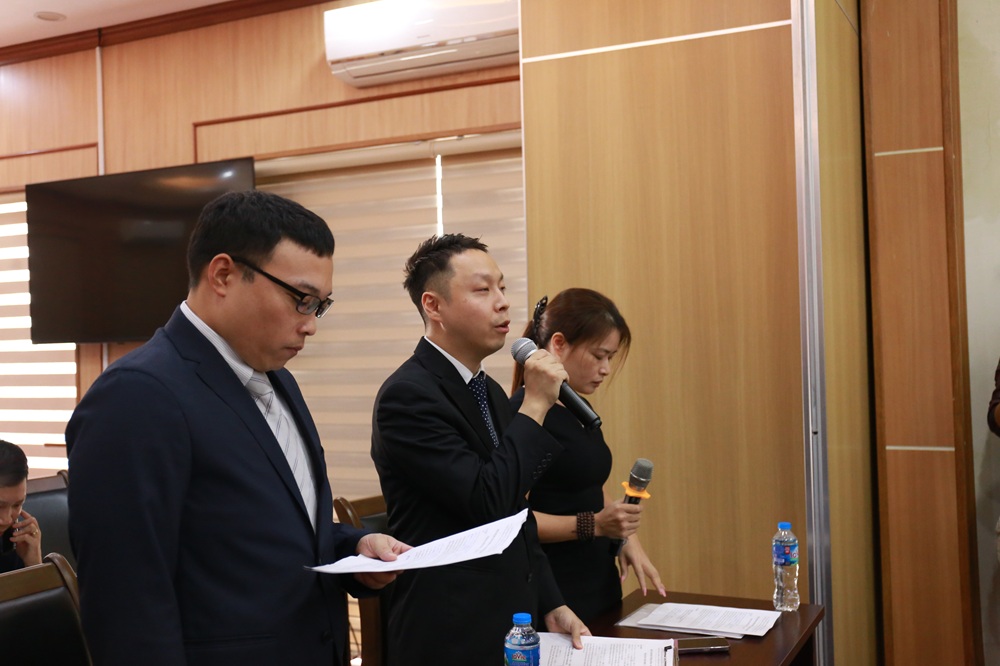 Đại diện các doanh nghiệp, nhà đầu tư phát biểu ý kiến tại Hội nghị