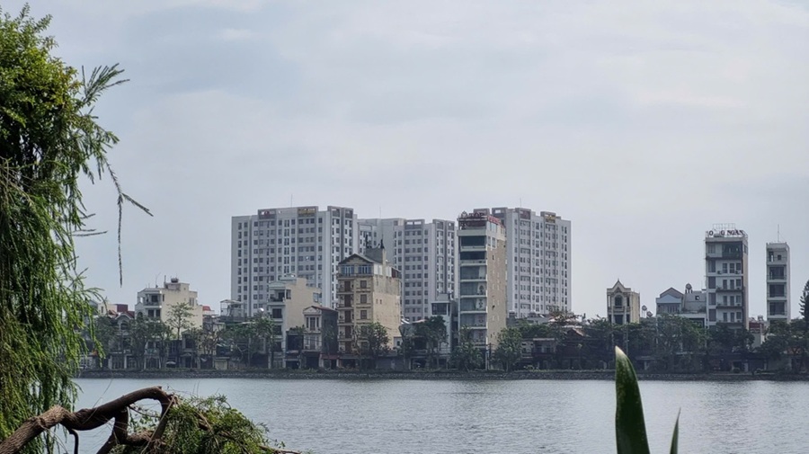 Dự án khu nhà ở xã hội phường Nhị Châu do Công ty CP Đầu tư Newland làm chủ đầu tư. Đây là Dự án nhà ở xã hội đầu tiên đã hoàn thành tính từ năm 2021 đến nay với quy mô 619 căn hộ. Ảnh: Thanh Sơn