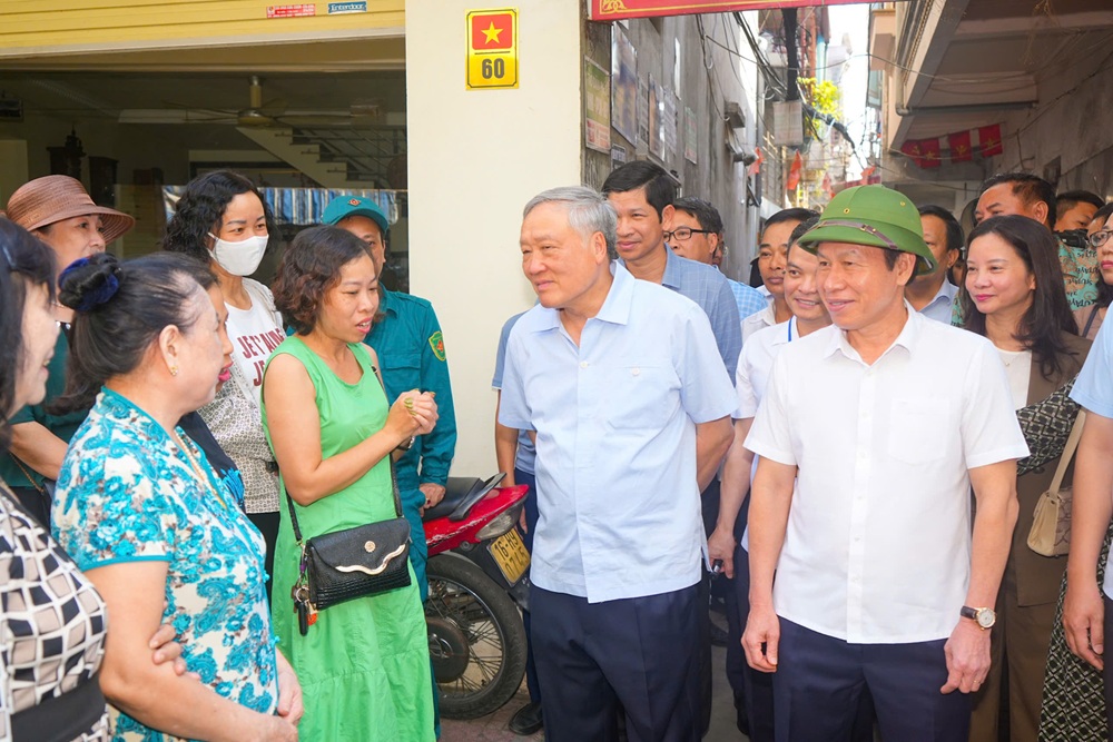 Khảo sát tại Khu tập thể 3 tầng An Dương, phường An Dương, quận Lê Chân (cấp D)