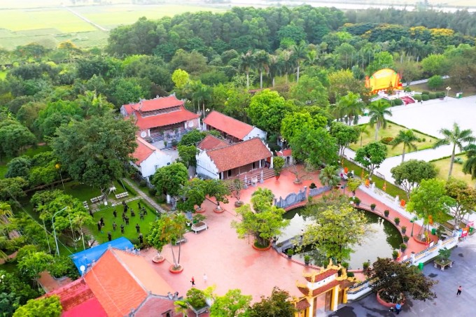 Khu di tích Danh nhân Văn hoá Trạng Trình Nguyễn Bỉnh Khiêm tại xã Lý Học, huyện Vĩnh Bảo, TP. Hải Phòng. Ảnh: Đàm Thanh