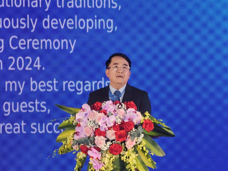 Ông Lê Khắc Nam, Phó chủ tịch UBND TP. Hải Phòng phát biểu tại chương trình. Ảnh: Thanh Sơn