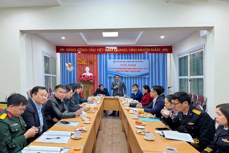 Tọa đàm “Báo chí Hải Phòng đồng hành cùng sự phát triển thành phố trong kỷ nguyên vươn mình của dân tộc Việt Nam”