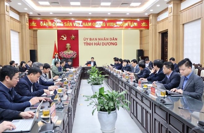 Sở Nội vụ Hải Dương vừa báo cáo về Đề án sắp xếp tổ chức bộ máy các cơ quan chuyên môn thuộc UBND tỉnh. Ảnh: Cổng TTĐT Hải Dương
