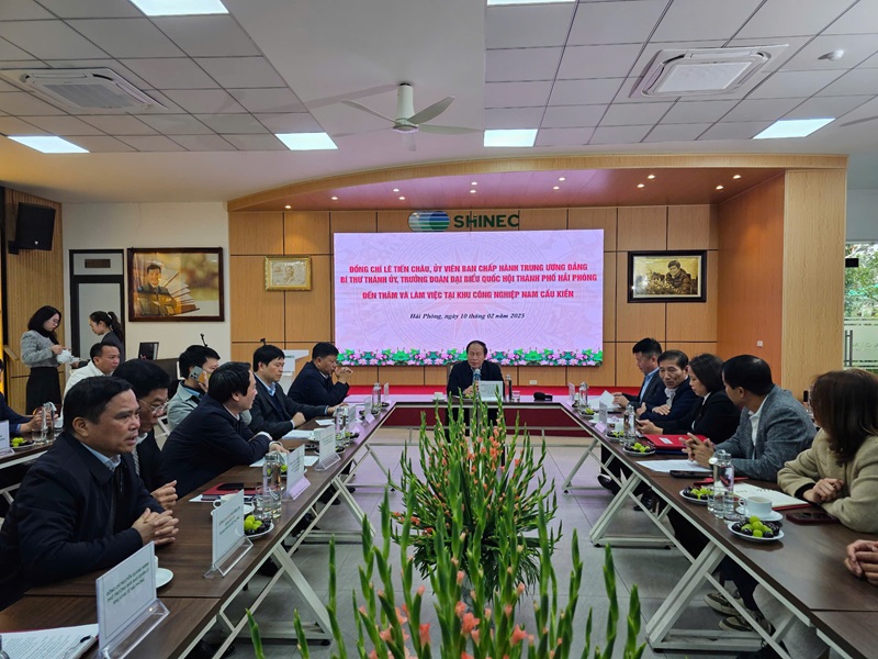 Bí thư Thành ủy Hải Phòng mong muốn KCN Nam Cầu Kiền nhanh chóng lấp đầy diện tích 263 ha, tập trung thu hút các nhà đầu tư công nghệ cao, thân thiện môi trường
