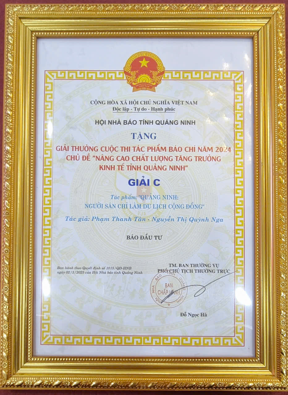 Tác phẩm “Quảng Ninh- Người Sán Chỉ làm du lịch cộng đồng” của đồng tác giả Phạm Thanh Tân – Nguyễn Thị Quỳnh Nga