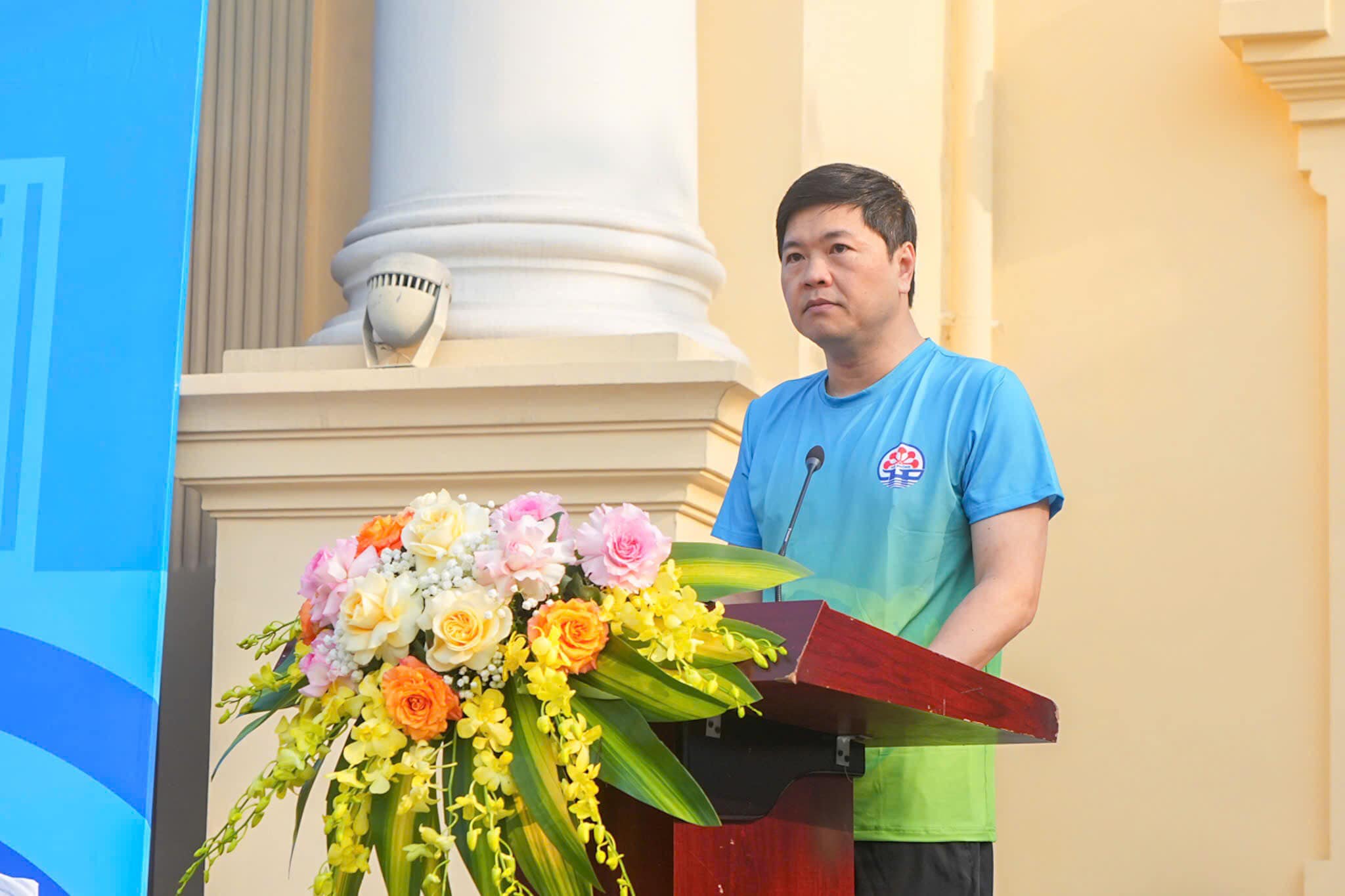 Ông Hoàng Minh Cường, Phó chủ tịch UBND TP. Hải Phòng phát biểu tại lễ khai mạc