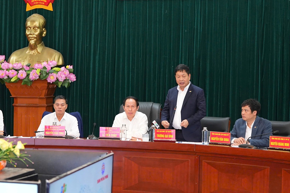 Ông Trương Gia Bình, Chủ tịch HĐQT Tập đoàn FPT phát biểu
