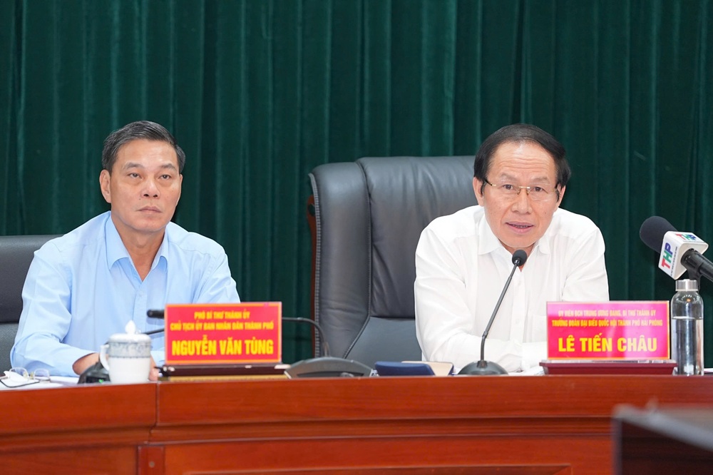 Lãnh đạo thành phố chủ trì cuộc họp nghe báo cáo về tình hình thực hiện các cụm công nghiệp và các khu đô thị trên địa bàn TP. Hải Phòng