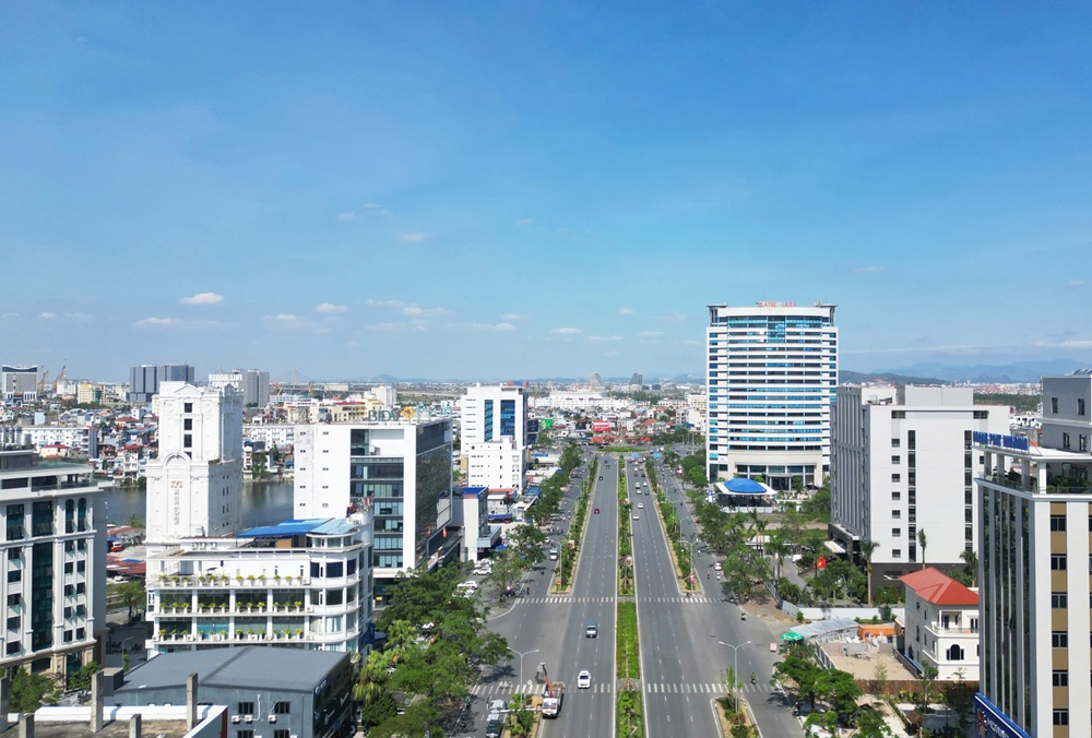 Đường Lê Hồng Phong ở thành phố Hải Phòng. Ảnh: Phan Tuấn