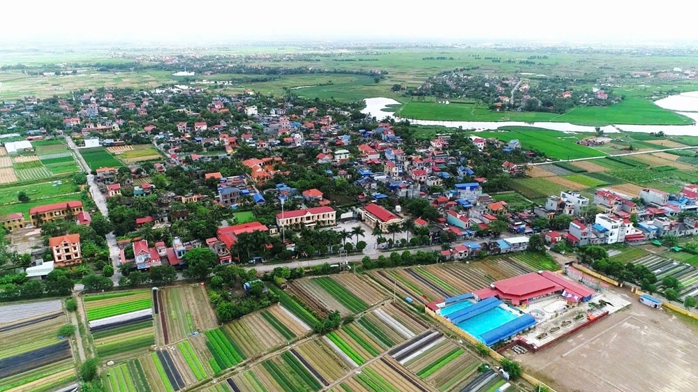 Khu công nghiệp Kim Thành 2 sẽ sử dụng hơn 165 ha đất của xã Tam Kỳ. Trong ảnh là một phần diện tích của xã Tam Kỳ nằm trong khu công nghiệp Kim Thành 2 (ảnh tư liệu). Ảnh: Hà Vy