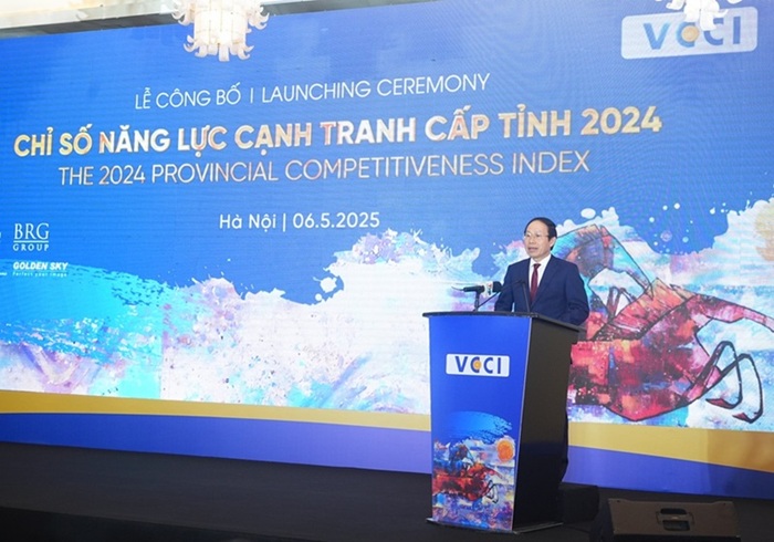 Ông Lê Tiến Châu, Bí thư Thành uỷ Hải Phòng phát biểu tại Lễ công bố. Ảnh: Đàm Thanh