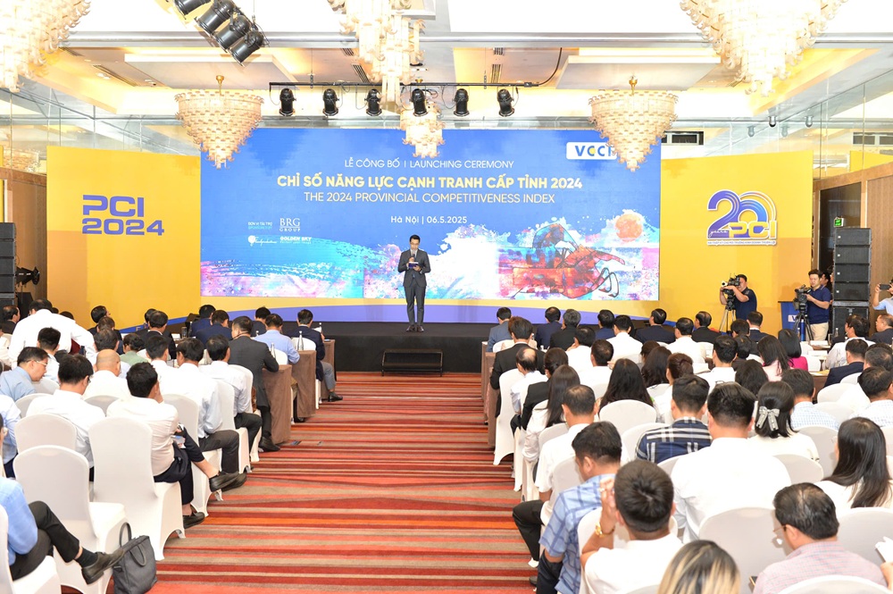 Lễ công bố chỉ số PCI năm 2024. Ảnh: Phan Tuấn